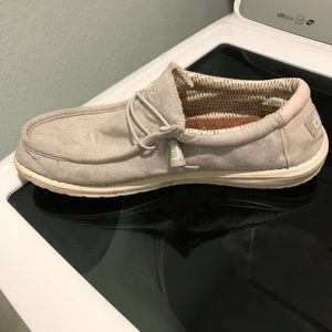 Size 12 - mens hey dudes - neutral color - used but in great condition
